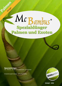 Bambus-Bonn: Mc-Bambus Spezialdünger mit Langzeitwirkung für Palmen - Ort: Bonn
